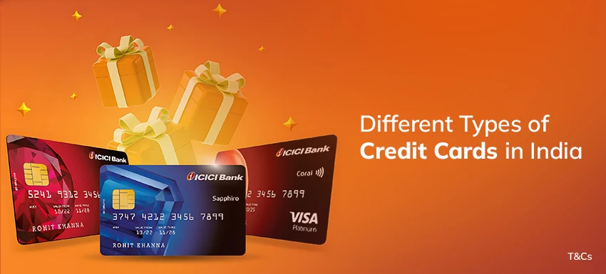 7 Different Types of Credit Cards in India