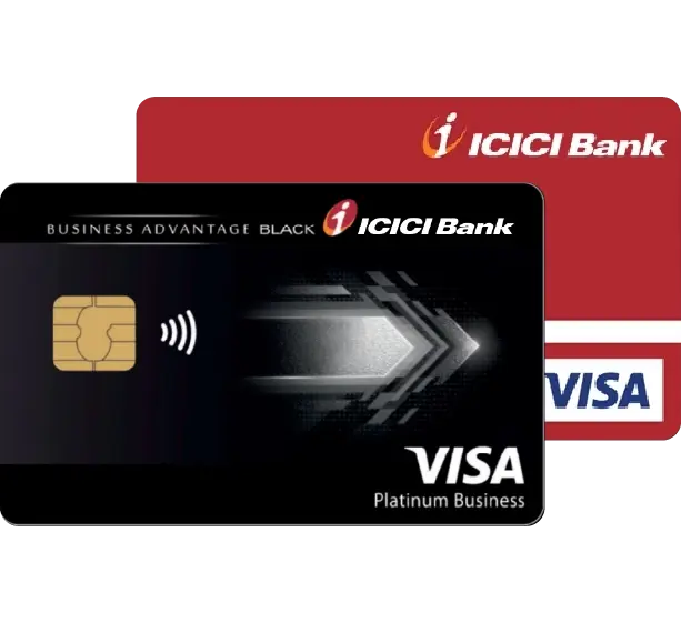 ICICI Bank Business Advantage Black Visa credit card.